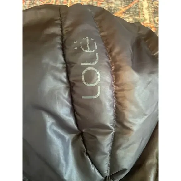 Lole Black Down Filled Puffer Elena Jacket, Sz Small - Picture 6 of 8